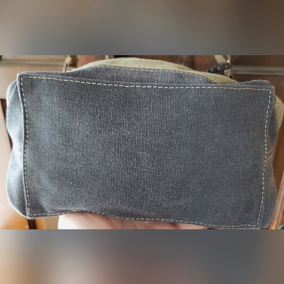 Snug Star Canvas Multi-Color Striped Cross Body Shoulder Bag/Tote - Picture 5 of 16